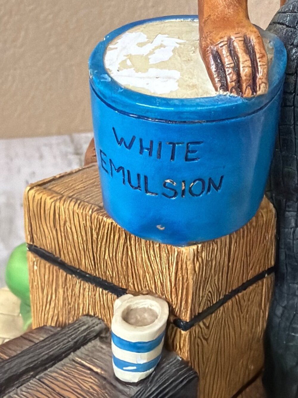 Vintage Naturecraft England Little Cherub Figurine Ref 859 Ceramic Boy Statue - Picture 9 of 16